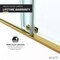 Anzzi Raymore 60 in. x 62 in. Frameless Sliding Tub Door in Brushed Gold SD-AZ8080-01BG - alternate 3